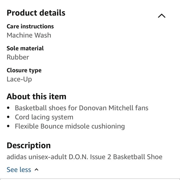 Men\'s Adidas D.O.N. Issue 2 size 9.5 Donovan Mitchell Basketball Sneakers Shoes main image 5